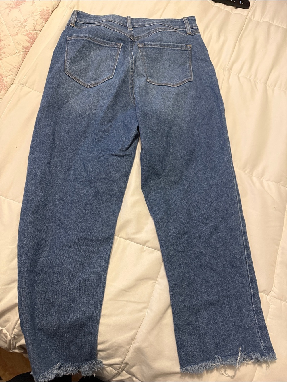 Rewash Women’s Classic Wide-Leg Jeans in Blue 7/28 - Picture 4 of 4